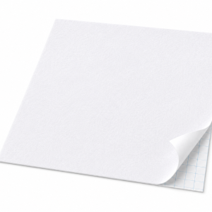 Filc z klejem dekoracyjny arkusz biały 29x21 cm 1 mm 100 szt