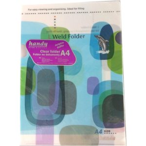 Obwoluta A4 5 szt./opak. folder na dokumenty PP niebieska Handy 150 opak.