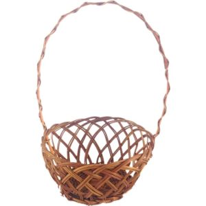 Dekoracja koszyk ratanowy 28x16.5x10 cm Święta Wielkanocne 75 szt
