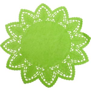 Serwetki dekoracyjne okrągłe żółte 20-24 cm 6 szt./opak. 75 opak.