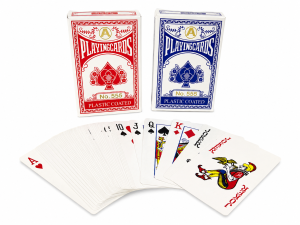 Karty do gry powlekane Poker Remik Brydż 54 szt 200 talii