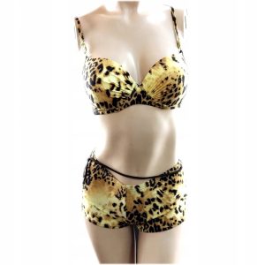 Damski strój kąpielowy bikini S/M szorty mix kolorów 2 szt