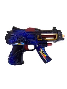 Pistolet zabawkowy na baterie z efektami świetlnymi i dźwiękowymi 20 szt