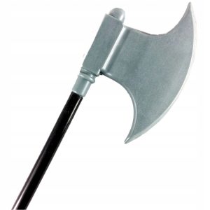 Party topór siekiera plastikowa 54 cm Halloween 6 szt