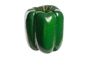 Sztuczna papryka zielona dekoracyjna 10 cm 8 szt