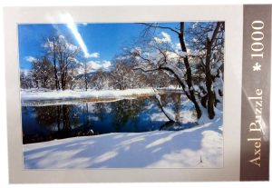 Puzzle 1000 el. Pory roku zima 64x46 cm 3 opak.