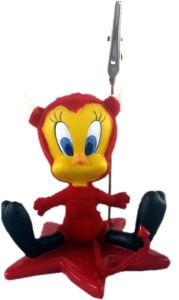 Memo holder stojak na zdjęcia Tweety diabełek 9.5 cm 15 szt