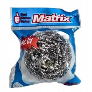 Druciak do teflonu srebrny 15 g Stainless Steel 180 szt