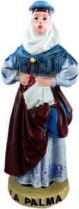 Figurka poliston kobieta La Palma 13x5 cm 24 szt