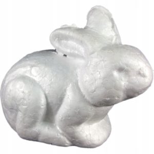 Ozdoba styropianowa zajączek 6 cm Święta Wielkanocne 1000 szt
