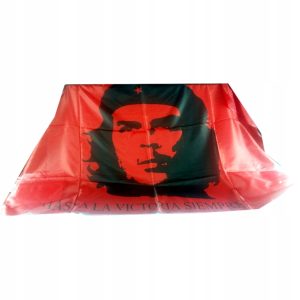 Flaga dekoracyjna Che Guevara 144x87 cm czerwono czarna 25 szt