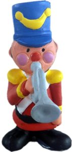 Figurka gumowa muzykant 9 cm Orkiestra Dęta mix wzorów 60 szt
