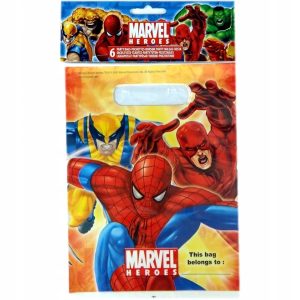 Torebki foliowane Marvel Heroes M 24x17 cm 6 szt./opak. 12 opak.