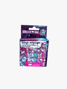 Naklejki kolekcjonera Monster High 200 szt. pasku motywacyjne 50 opak.